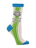 Blue Q Socks, Women's Crew, Super Star Reporting