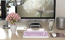 RYMEK Typewriter Style Mechanical Wired & Wireless
