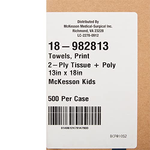 McKesson Procedure Towels, Disposable Plain Embossing, NonRadiopaque