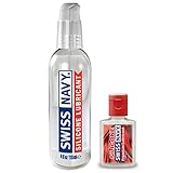 SWISS NAVY Premium Silicone Lubricant (4oz) PLUS FREE 20ml Bottle