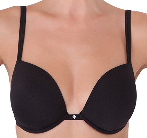 Boolavard Women's Magic Bra Shaper Vest Breast Support (Large / 6-8, Black)