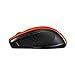 EagleTec MR5M2509 2.4GHz Wireless Optical Mouse, Switchable DPI 1000/1500/2000,5 Buttons, Nano USB Receiver (Metallic Orange Color)