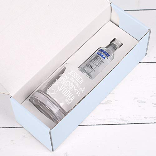 Herz & Heim® Absolut Vodka Geschenk-Set - Wenn Dir das Leben Zitronen schenkt, schütt Vodka drüber - mit Mini Vodka und… – Bild 5