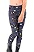 Womens Pacman Game Cartoon Printing Summer Breathable Leggings Free Size