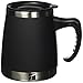 Trudeau Maison Umbria Desk Mug, 15 oz, Black, 5.5 x 5.3 x 5.5