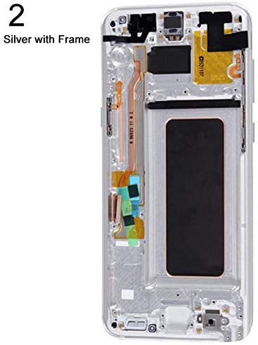 Display Screen Digitizer Replacement Assembly, Original Replacement Part LCD Touch Screen Digitizer for Samsung Galaxy S8-G950 - Black with Frame