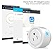 Smart Plugs 2 Pack, BAIVON Mini Smart US Plug Socket WIFI Enabled Switch Compatible with Amazon Alexa and Google Home, Timing Function, No Hub Required, Remote Control from iPhone,iPad,cell phone