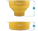 The Original Salbree Collapsible Silicone Microwave Popcorn Popper Maker Machine, Microwavable Bowl Holds 16 Cups, Uses Hot Air and Oil Always Optional - The Most Colors Available (Yellow)