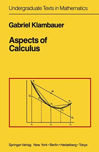 Calculus With Applications (Undergraduate Texts in Mathematics