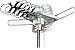 HDTV Amplified Antenna by Esky 2 TV Support Outdoor TV Antenna with 150 Mile Range Remote Controller