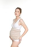 Belly Armor Maternity Belly Band with Radiation Shielding Fabric available in Black, Nude and Hot Pink - Protective Support Bands Effective at Shielding Everyday Wireless Radiation