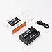 Brilex Smart Battery Charger with LCD Digital Display, Ni-MH/Ni-Cd AA AAA AAAA Lithium ion 18490 18350 17670 17500 RCR123 10440 Rechargeable Batteries