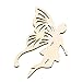 Tinksky 10pcs Wood Fairy Angel's Wings shape Ornament Embellishment Tag