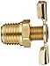 Dixon Valve & Coupling D04 Brass Air Hose Fitting, External Drain Cock, 1/4