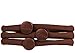 Snap Hair Ties for Thick, Natural, Curly Hair | No Slip, No Tension Pro Hair Tie | Strong Ponytail Holder (Brown)