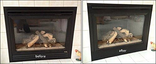 Draft Décor Magnetic Fireplace Vent Cover Made in USA (40 Sizes&Sample) Blocks Cold Air from Fireplace Vents Magnetic Vinyl Cover Prevents Heat Loss/Cold Draft from Fireplace 40" x 4 1/2" ONE
