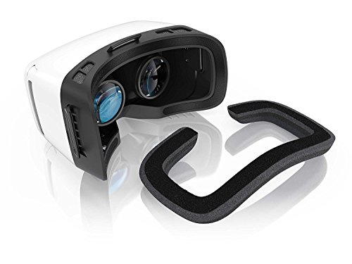 ZEISS - VR ONE Plus Headset, Dive into a World of Virtual Reality, Designed for Comfort and Ease of Use with World Leading Optics, White & Black (Renewed)