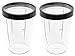 NUTRiBULLET 24-Ounce Cups with Screw-Off Lip Ring for Nutribullet Replacement Parts Fits NutriBullet 600w and Pro 900w Blender, Pack of 2