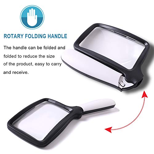 4 Magnifying+Handheld+Magnifier+Magnification+Dimmable