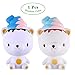 Anboor 5.1 Inches Jumbo Slow Rising Squishies Ice Cream Poop Yummy Bear Kawaii Scented Squishies Animal Toy for Collection 1 Pcs Color Random