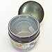 Japanese tea canister tin Suzuko / double lid / air-tight / 3.5 oz (150g) green tea (red)