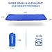 OBOSOE Ultralight Sleeping Pad, Inflatable Waterproof Leakproof Compact Air Sleeping Mat Suitable for Camping, Backpacking, Hiking, Sleeping Bag, Hammock, Extremely Lightweight and Backpacker Friendly