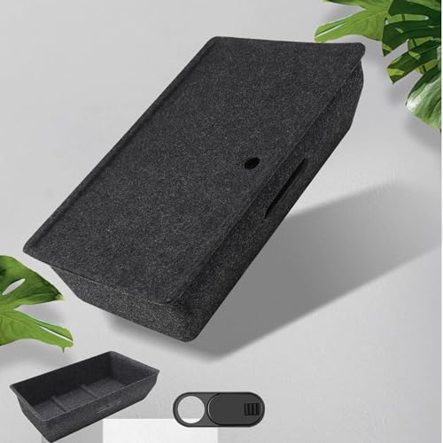 FanpBow Under Seat Storage Box with Cover, 2PCS Felt Storage Box Tray Bins Organizer Fit Accessories 2020 2021 2022