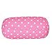 Alloyseed Mini Micro Microbead Travel Roll Cylindrical Pillow for Wrist ,Neck Support, Offer Comfort Support Pink