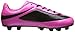 Vizari USA Boys Girls Soccer Cleats | Youth Firm Ground Athletic Outdoor Football Shoes for Toddler, Little Kid, Big Kid | Lightweight & Durable Pink/Black