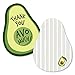 Big Dot of Happiness Hello Avocado - Shaped Cards - Fiesta Party Thank You Note with Envelopes - Set of 12
