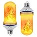 YEAHBEER LED Flame Effect Light Bulb, with Gravity Induced, E26 LED Flickering Flame Effect Ligh, 2 Pack for Christmas Decorations/Holiday Hotel/Bar / Party/Home (2 Pack)