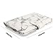 Marble Passport Cover Holder for Men&Women,RFID Blocking Travel Wallet PU Leather Waterproof Credit Card,Boarding Passes,Id Card Storage Case Multifunctional Document Organizer (White Gray)