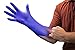 AMMEX Indigo Nitrile Exam Gloves, 3 Mil, Latex Free, Powder Free, Textured, Disposable, Non-Sterile, Food Safe