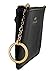 Coach Crossgrain Leather Coin Case w Key Chain 64064 Black