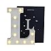 DELICORE LED Marquee Letter Lights Alphabet Light Up Sign for Wedding Home Party Bar Decoration L