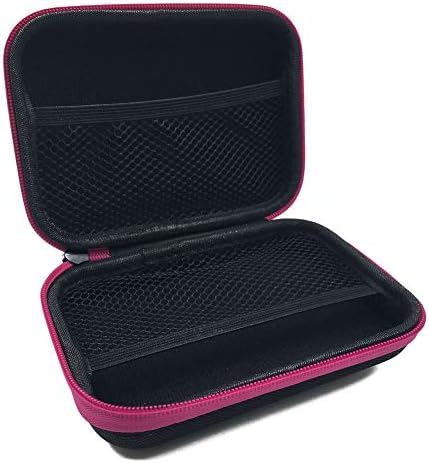Essential Oils Carrying Case for 5ml, 10ml and 15ml Bottles, Essential Oil Travel Case - Holds Young Living & Doterra Containers - Essential Oil Holder Organizer (Rose red)