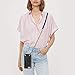 Adjustable Crossbody Strap PU Leather & Metal Chain Handbag Purse Strap Replacement Crossbody Strap-Black