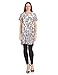 MBJ Womens Print Front and Back Yoke Pleats Dress Top XXXL Pink