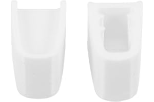 WOONEKY 2pcs Dimmer Switch Knob Replacement White Sliding Light Dimmer Control Knobs Compatible with Lutron