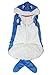 Mogoko Funny Dog Cat Shark Costumes, Pet Halloween Christmas Cosplay Dress, Large Pet Shark Costume, Animal Fleece Hoodie Warm Outfits Clothes (XXXL Size)
