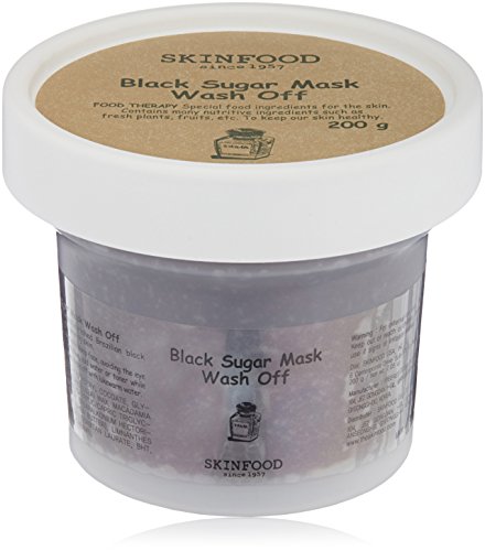 Skinfood black sugar mask wash off exfoliator, 7.05 oun…