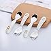 Toddler Utensils, Kirecoo 2-Set Set Stainless Steel Toddler Silverware with Toddler Fork and Baby Spoon, Come with Travel Carrying Case BPA Free