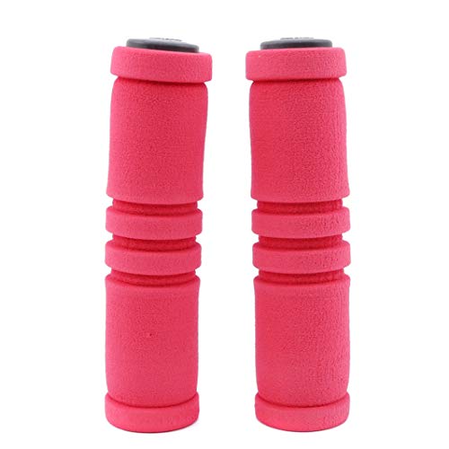 YouCY 1 Pair Bike Handlebar Grips Racing Bicycle Handle Bar Grip Cover Non-Slip Handle Grip Soft Bicycle Handle,Red