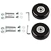 F-ber Suitcase Luggage Wheel Replacement Kit - OD60mm Wheels (ABEC 608 ZZ), Inline and Outdoor Skate Replacement - Multi-Sizes, Set of 2 (OD:60mm, W:18, ID:6, Axles: 30mm & 35mm)