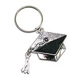 Fun Express Metal Graduation Cap Keychains