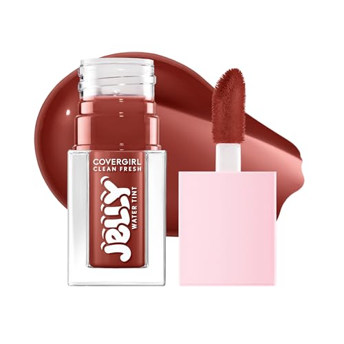 COVERGIRL Clean Fresh Jelly Water Tint, Lip & Cheek Tint, Transfer-Proof, Hydra…