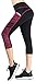 Picotee Women's Yoga Capri Pants Workout Running Pants Leggings High Waist With Pocket