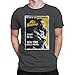 Liquid Blue Unisex-Adult's Otis Redding King of Soul Apollo Theatre Short Sleeve TEE, Charcoal, Large
