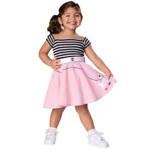 50s Girl Toddler Costume Size 2T-4T