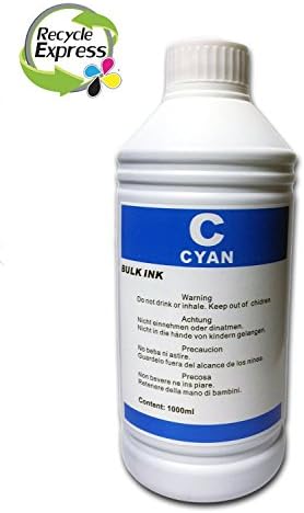 Bulk Ink 1 Liter Cyan for Brother Cartridges LC75CY/LC79CY